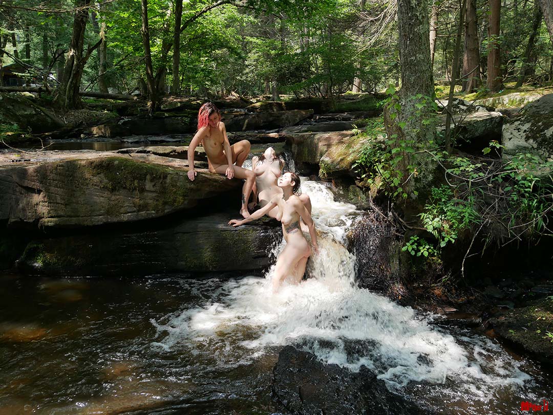 Waterfall – Astrid, Jane, and Starla