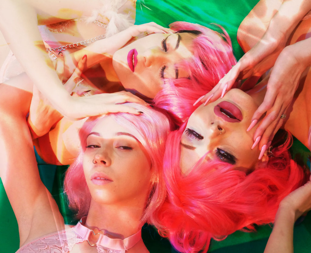 Jenn Sophia Crystal Floor Pink Heads