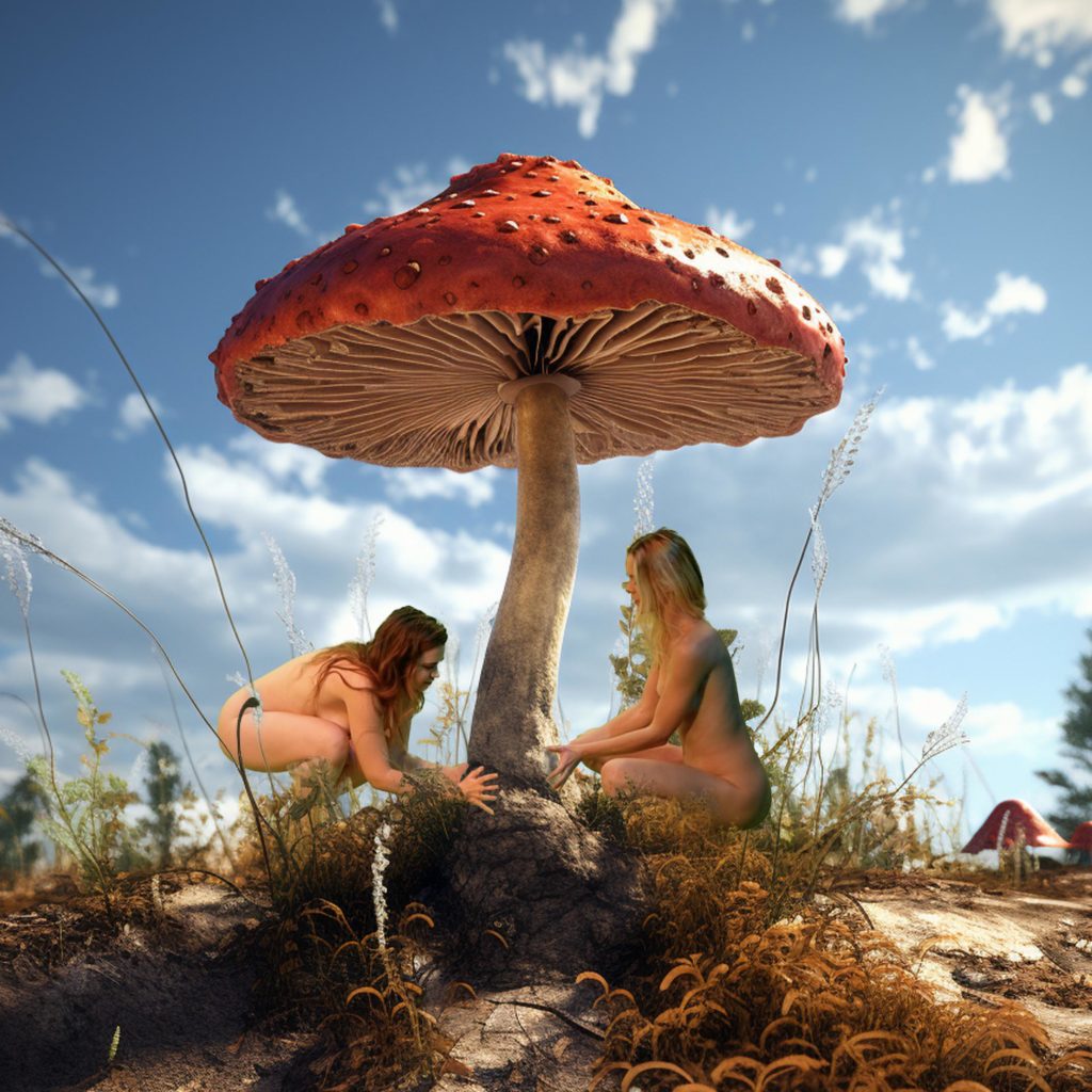 Ava May and Violet-Mushroom Farmers