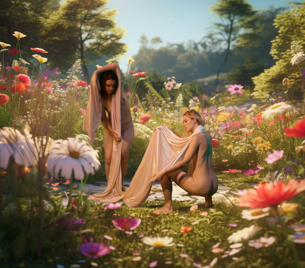 Violet and Ava May Magic Garden2a