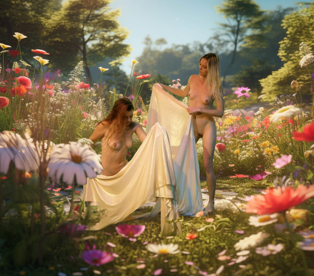 Violet and Ava May Magic Garden3