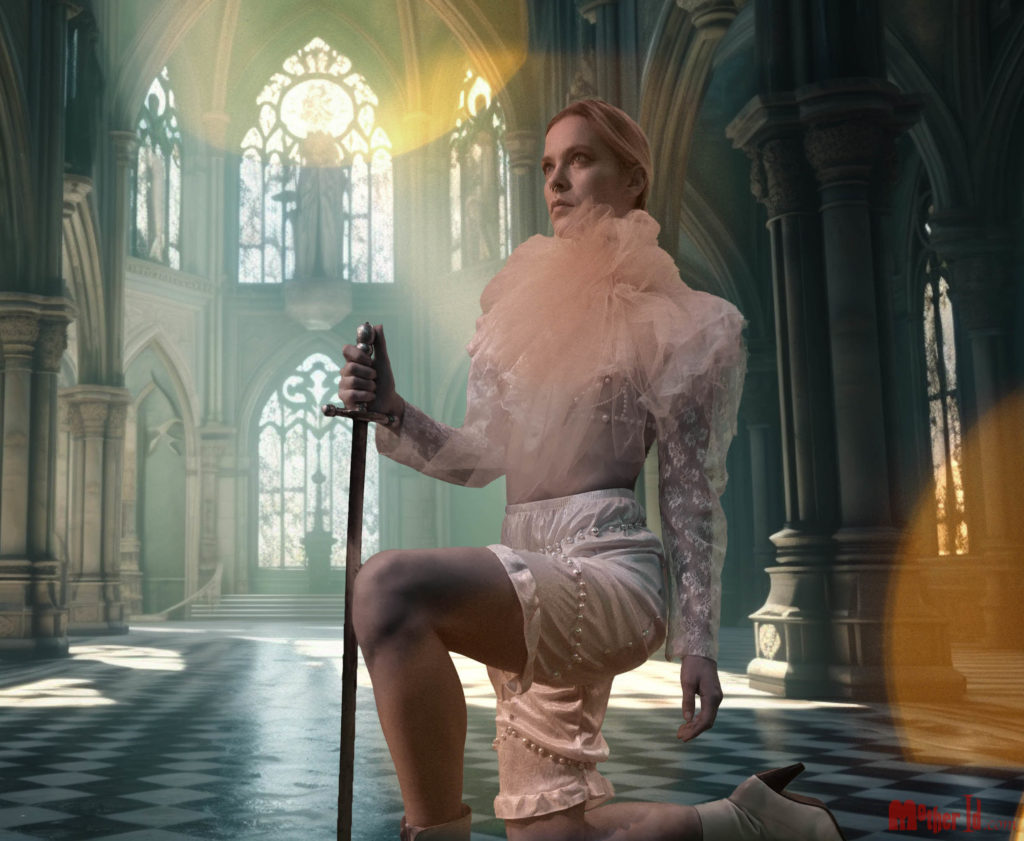 Violet With Sword in Cathedral copy